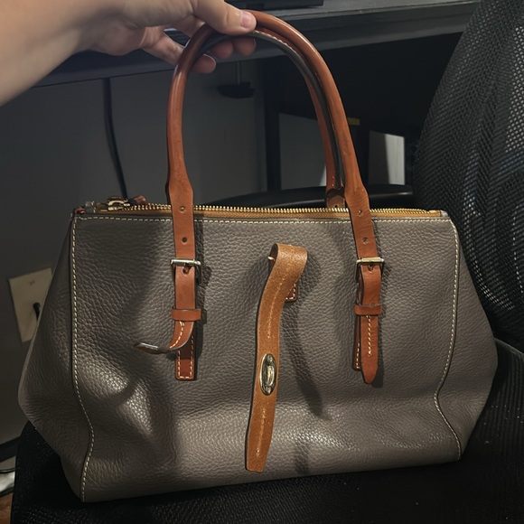 Dooney & Bourke Gray and Brown purse - Picture 7 of 7